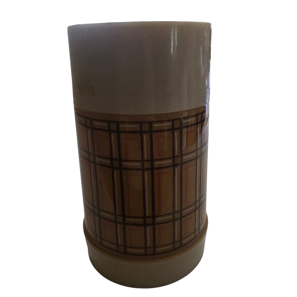 Vintage Aladdin Best Buy Vacuum Bottle Plaid Wide Mouth Pint Thermos WM4040